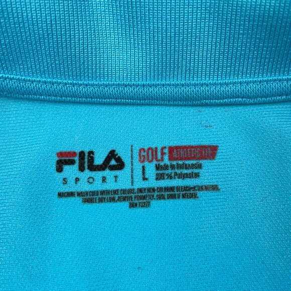 Fila Sport Golf Athletic Fit Short Sleeve Polo Shirt Men's Size Large - Picture 2 of 9